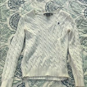 Ralph Lauren Sport White Sweater